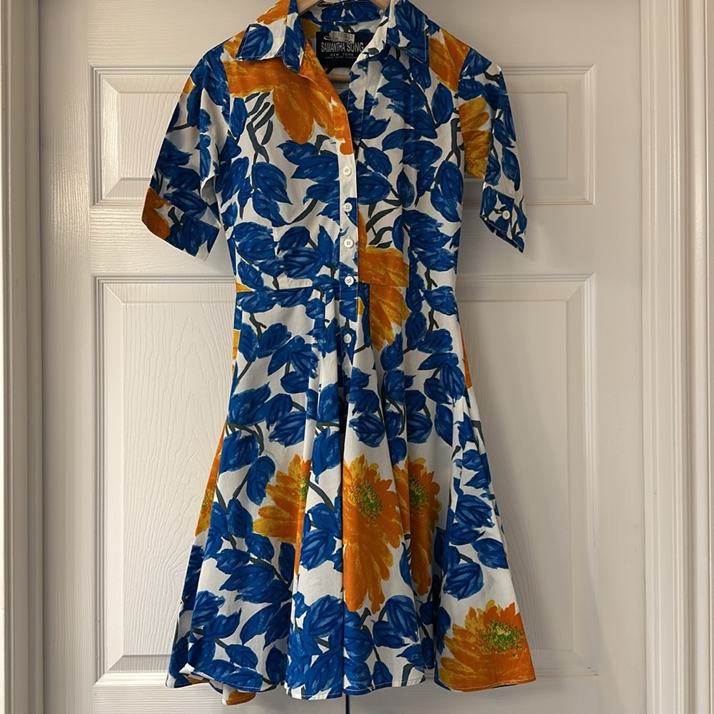 Samantha Sung Floral Dress 0